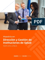 Plan de Estudio Maestria Direccion Instituciones Salud