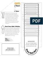 Ce Heel He: Kids' Foot Sizing Chart