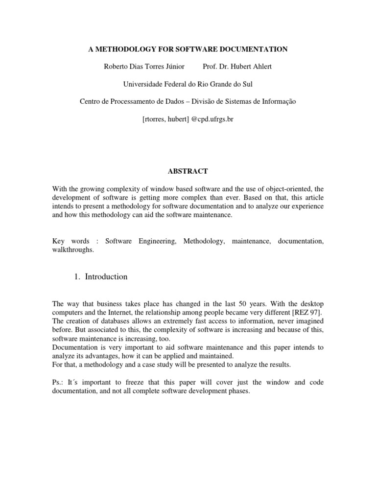 Software Documentation Methods | PDF | Software | Source Code