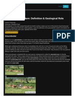 Groundwater System Definition & Geological Role - Video & Lesson Transcript Stu