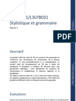 Stylistique et grammaire_Séance 1_2022