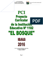 Proyecto Curricular Institucional PCI - 2017