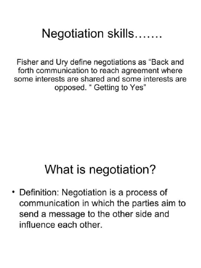 Negotiation visual data 3