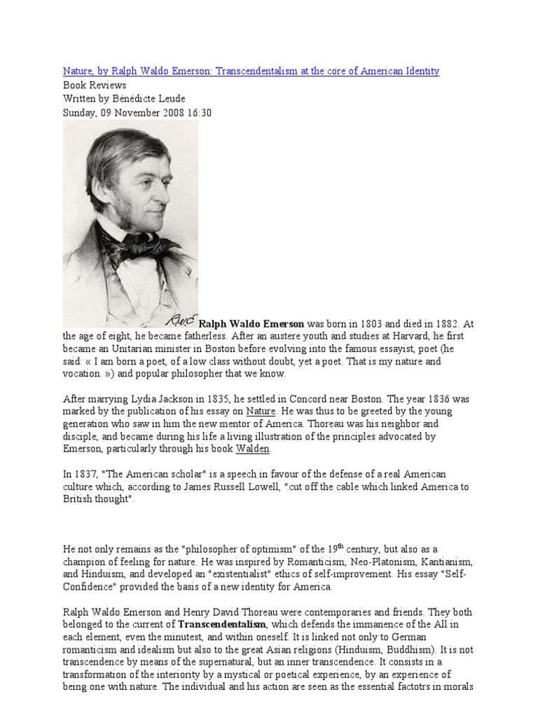 Transcendentalism poems definition image