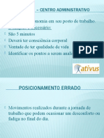 Ergonomia no trabalho - 5 minutos para sua saúde