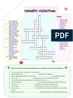 Personality Adjectives