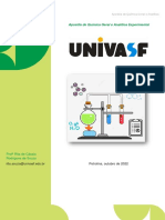 Apostila de Química Geral e Analítica Experimental 2022.1com Padronização