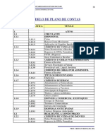 Modelo de Plano de Contas