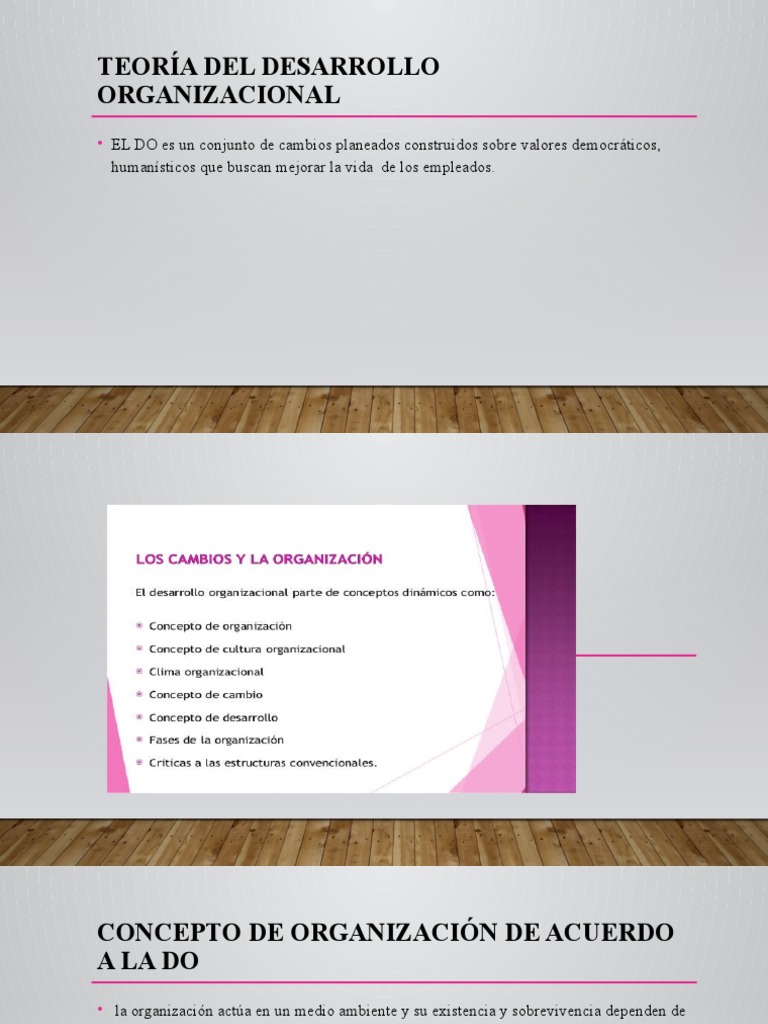 dESARROLLO ORGANIZACIONAL | PDF