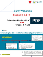 Session 8, 9 & 10 (CH 4, 7 & 8 - Risk)