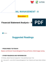 Session 1 - Financial Ratio Analysis