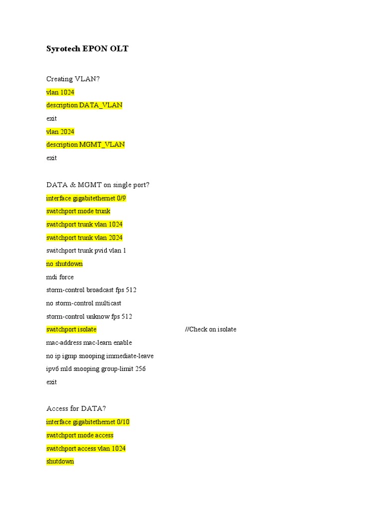 EPON Syrotech Download Free PDF I Pv6 Internet Protocols