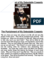 The Punishment of My Detestable Cowards