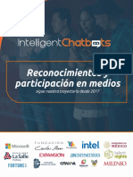 Intelligent Chatbots. Participación en Medios y Reconocimientos