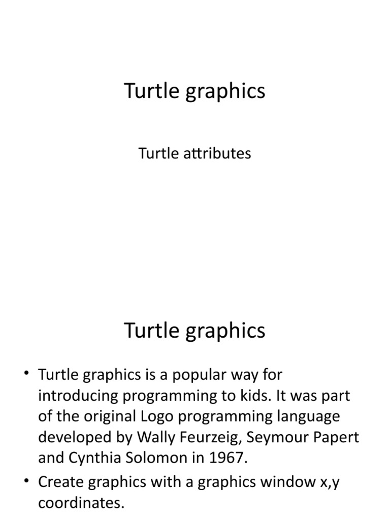 Turtle Graphics | PDF | Software Engineering | Computer Science