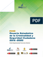 Anuario Estadístico de La Criminalidad y Seguridad Ciudadana 