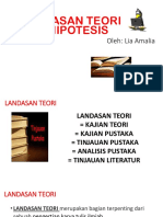 Kajian Pustaka Dan Hipotesis