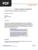Debian Package Management