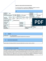 Informe Psicopedagogico