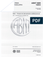 ABNT NBR 16853-2020 - Solo - Ensaio de Adensamento Unidimensional