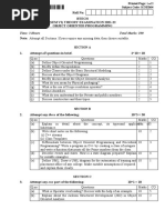 Btech Oe 6 Sem Object Oriented Programming Koe064 2022