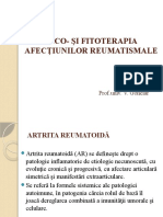 FCT Şi FT Afecţiunilor Reumatismale (Febra Reumatismală Acută Și Artrita Reumatoidă) P I 2022-70858