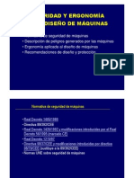 Seguriad &amp Ergonomia en El Diseño de Maquinas