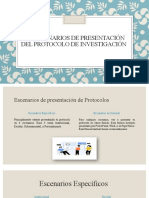 3.2 Escenarios de Presentación Del Protocolo