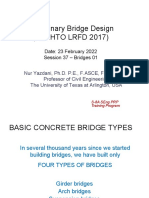 Bridge 1 - Preliminary Bridge Design AASHTO LRFD 2017