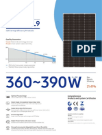 Mono Perc Module Provides 12-25 Year Linear Power Output Guarantee