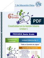 6to Grado - Creatvidad Acc Mot - Unidad 1 - Z7ef