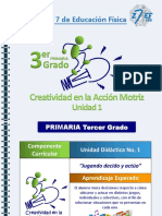 3er Grado - Creatvidad Acc Mot - Unidad 1 - Z7ef