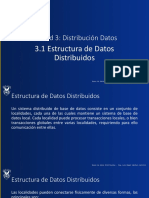3.1 Estructura de Datos Distribuidos