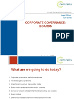 Corporate Governance Presentation Gorda I.