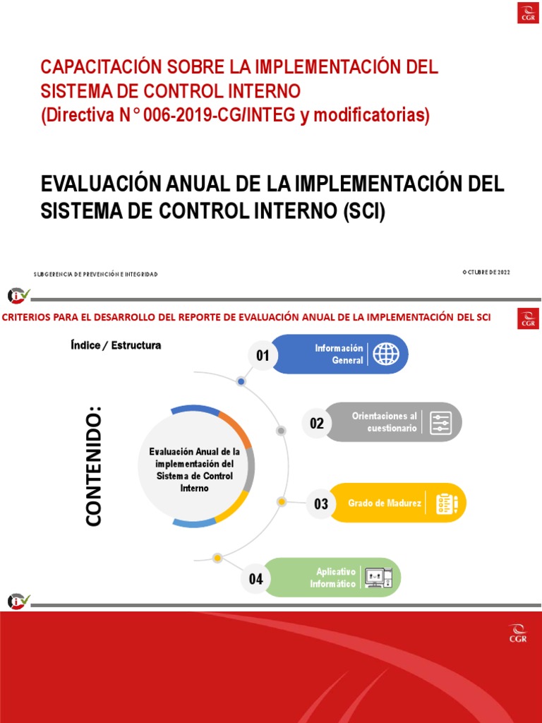 Evaluación Anual del Sistema de Control Interno | PDF | Servicio Civil ...