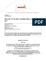 Decreto 173 de 2014 - IDIGER