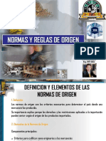 Normas y Reglas de Origen Presentacion PDF