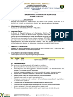 SEGURIDAD CIUDADANA TDR N°002 SERVICIO DE DIFUSION Y PUBLICIDAD