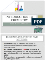 Introduction Into Chemistry