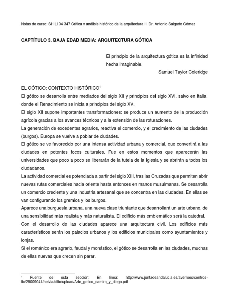 Arquitectura Gótica PDF