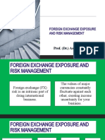 Foreign exchange exposure and risk management techniques