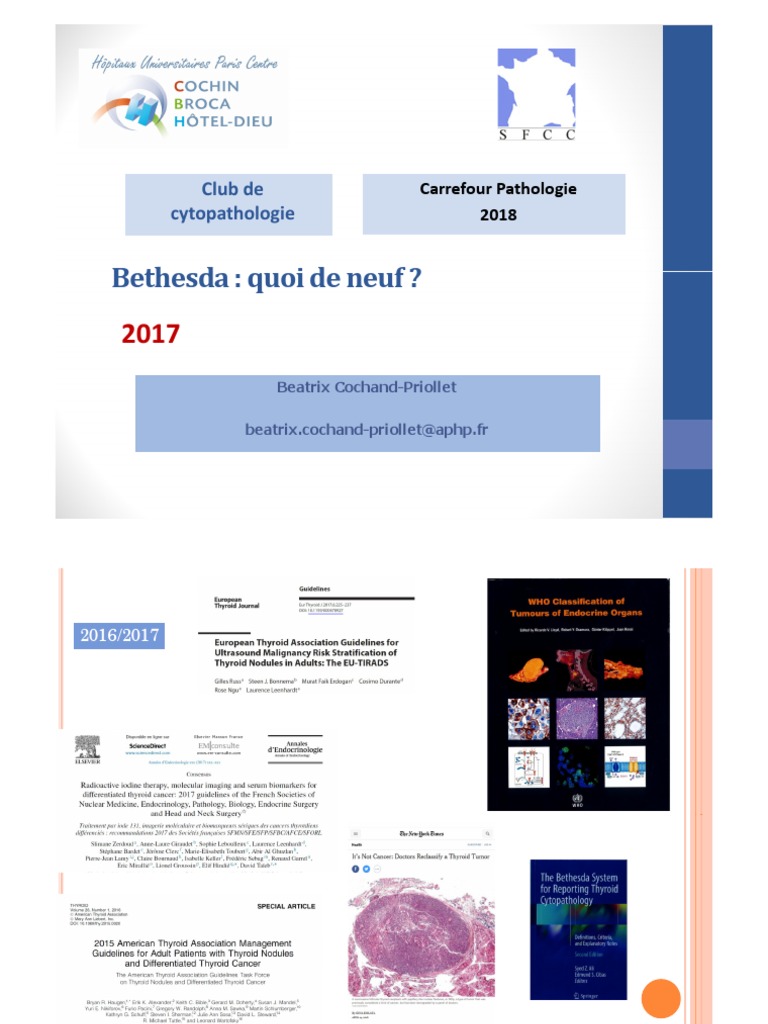 Mise à jour sur la classification Bethesda | PDF | Cancer | Spécialités ...
