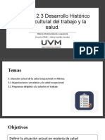 UNIDAD 2.3 Desarrollo Histórico y Sociocultural Del Trabajo y La Salud.