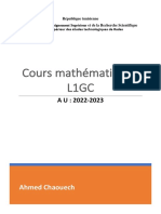 Cours Math Appliqué L1GC 22-23
