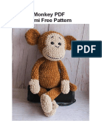 Crochet Monkey PDF Amigurumi Free Pattern