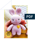 Patrón de conejo amigurumi fácil de 15 cm