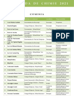 Comisia Olimpiada de Chimie - 2021-1