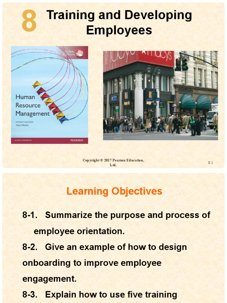 Dessler Chapter 8 Training | PDF | Learning | Psychology