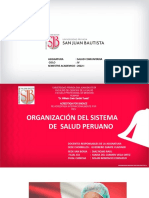 Organizacion del sistema de salud peruano 2021-I