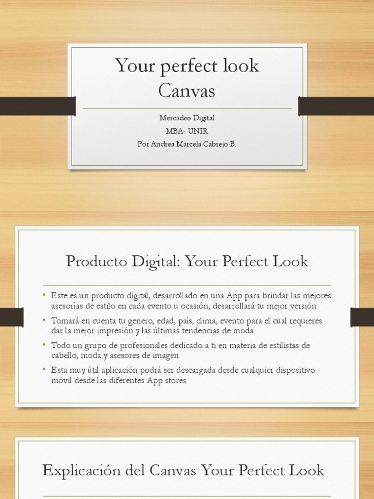 Asesoría de Estilo: Your Perfect Look | PDF | Aplicación movil ...
